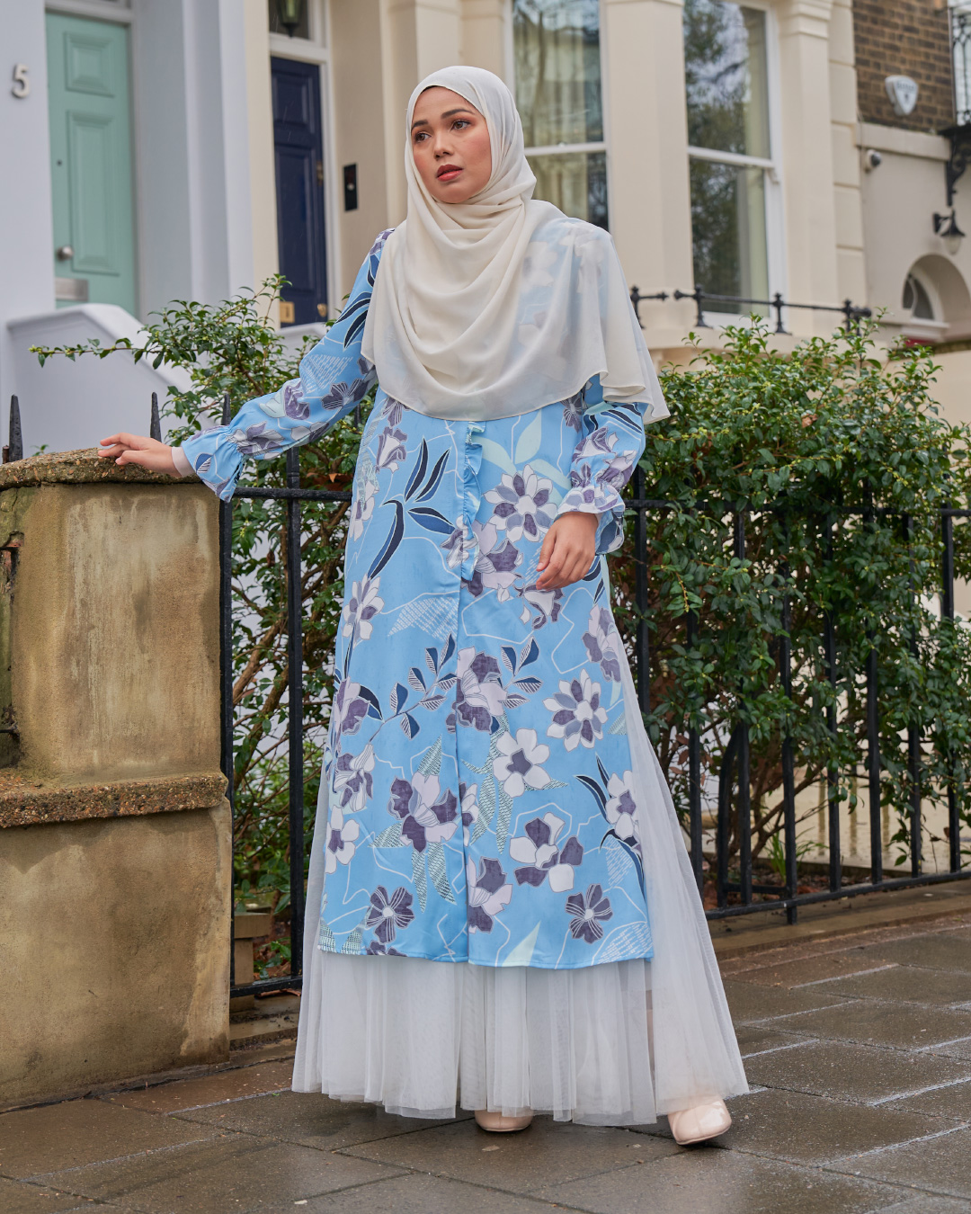 Tunic Printed Piccadilly - Rozzane Azure