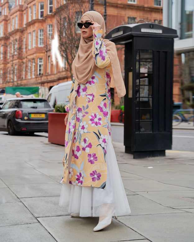 Tunic Printed Piccadilly - Rozzane Canary