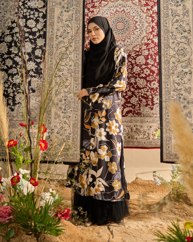 Tunic Printed Piccadilly - Rozzane Black