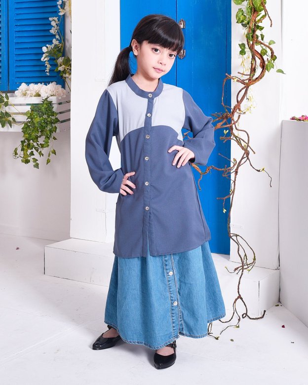 Tunic Rhonda Kids - Blue