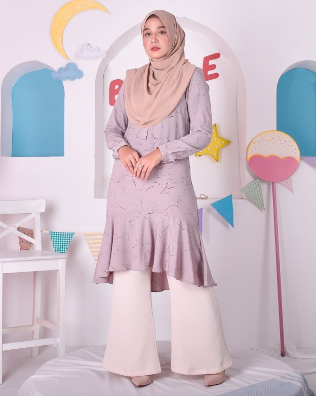 Tunic Ruffle Cindy - Sunset Brown