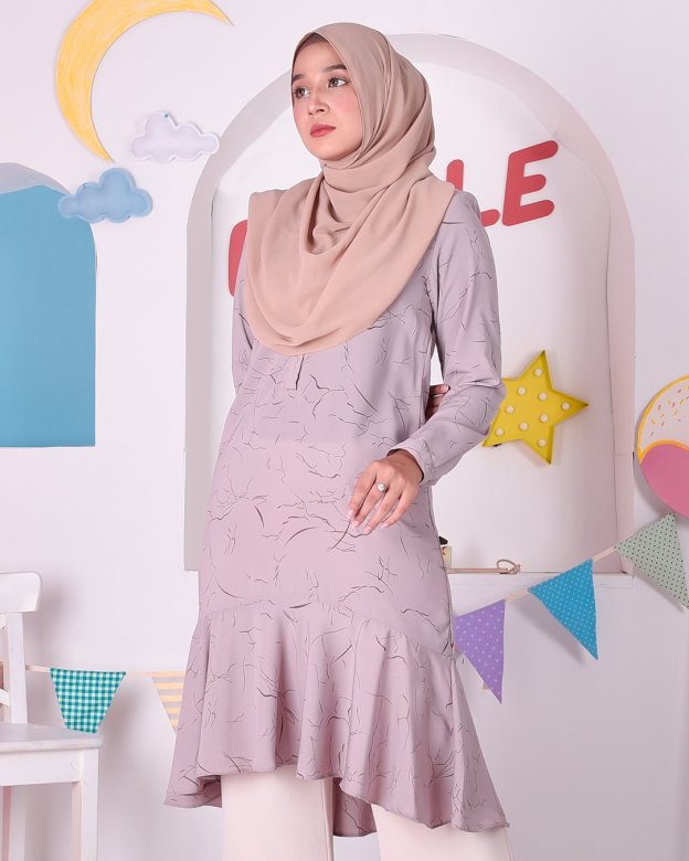 Tunic Ruffle Cindy - Sunset Brown
