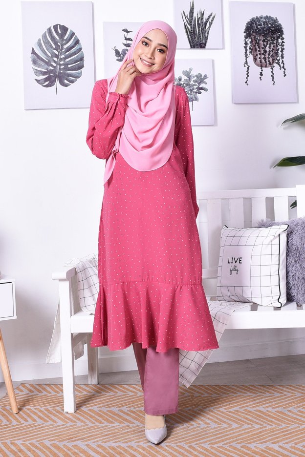 Tunic Rania Polkadot - Pink