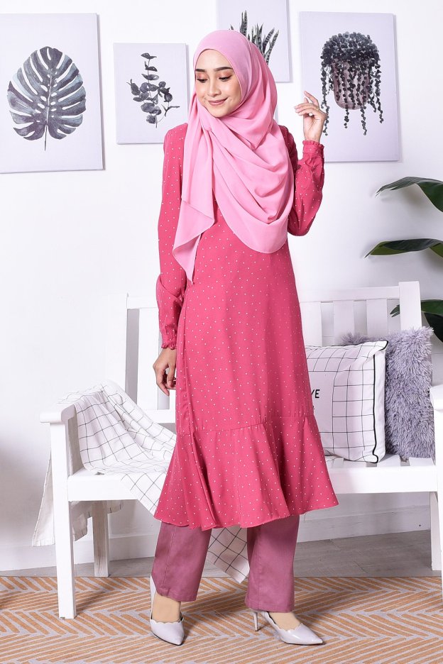 Tunic Rania Polkadot - Pink