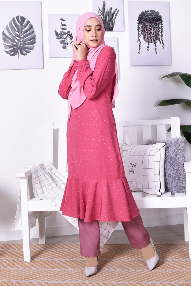 Tunic Rania Polkadot - Pink