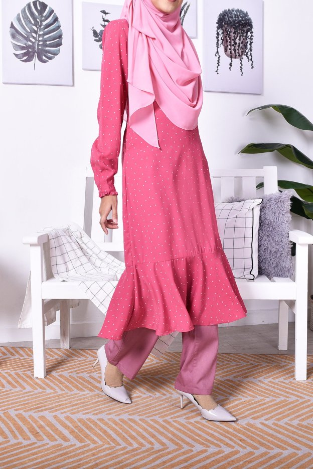 Tunic Rania Polkadot - Pink
