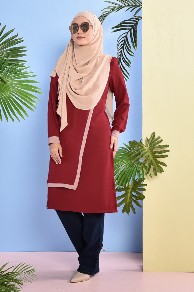 Tunic Salima - Merlin Red