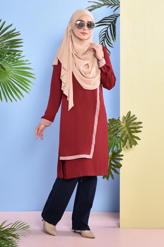 Tunic Salima - Merlin Red