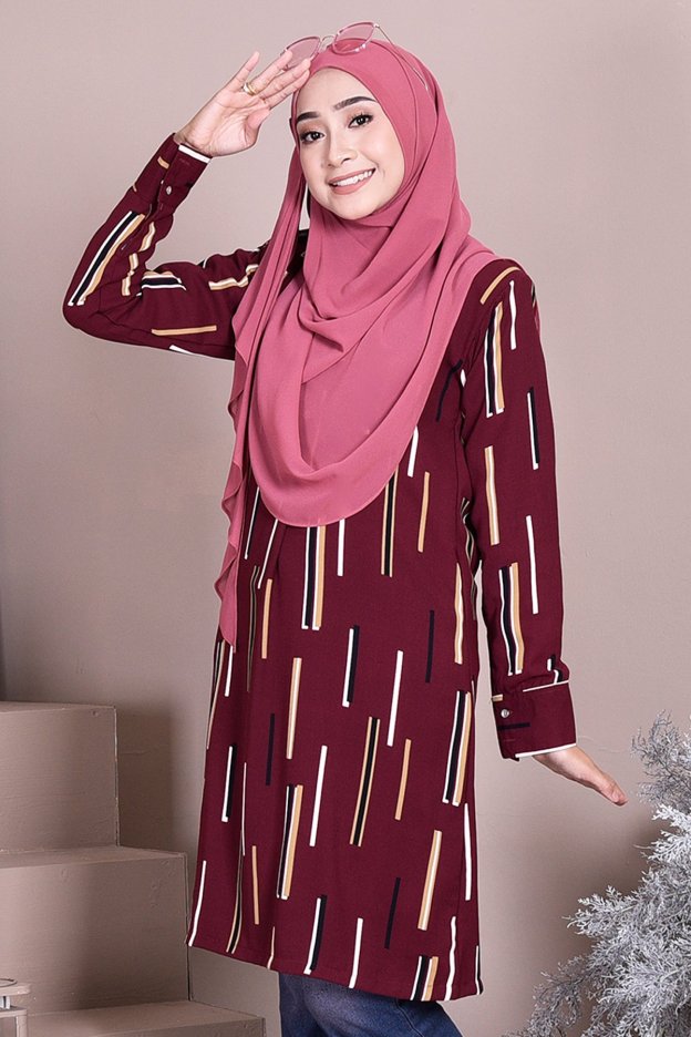 Tunic Savannah - Merlin Maroon