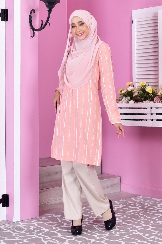 Tunic Savannah Stripe - Peach