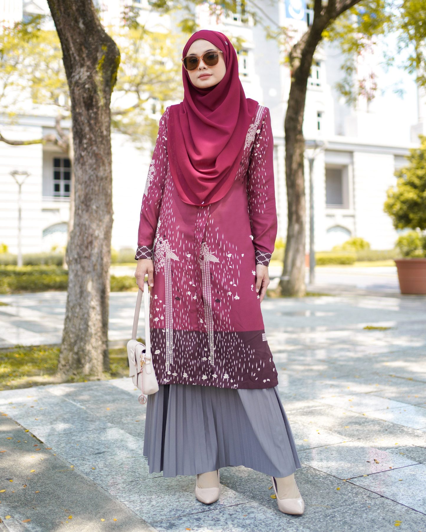 Tunic Sury - Ruby Maroon