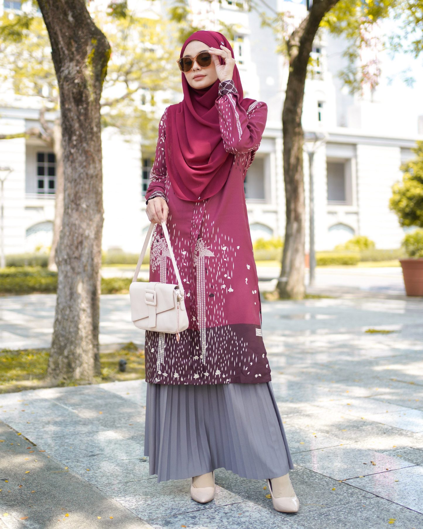 Tunic Sury - Ruby Maroon
