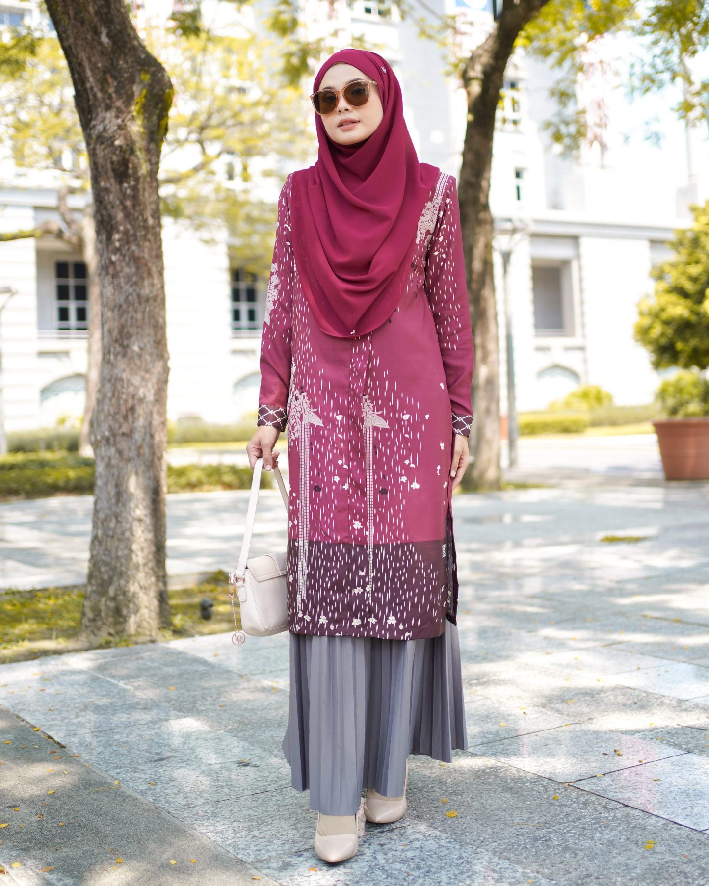 Tunic Sury - Ruby Maroon