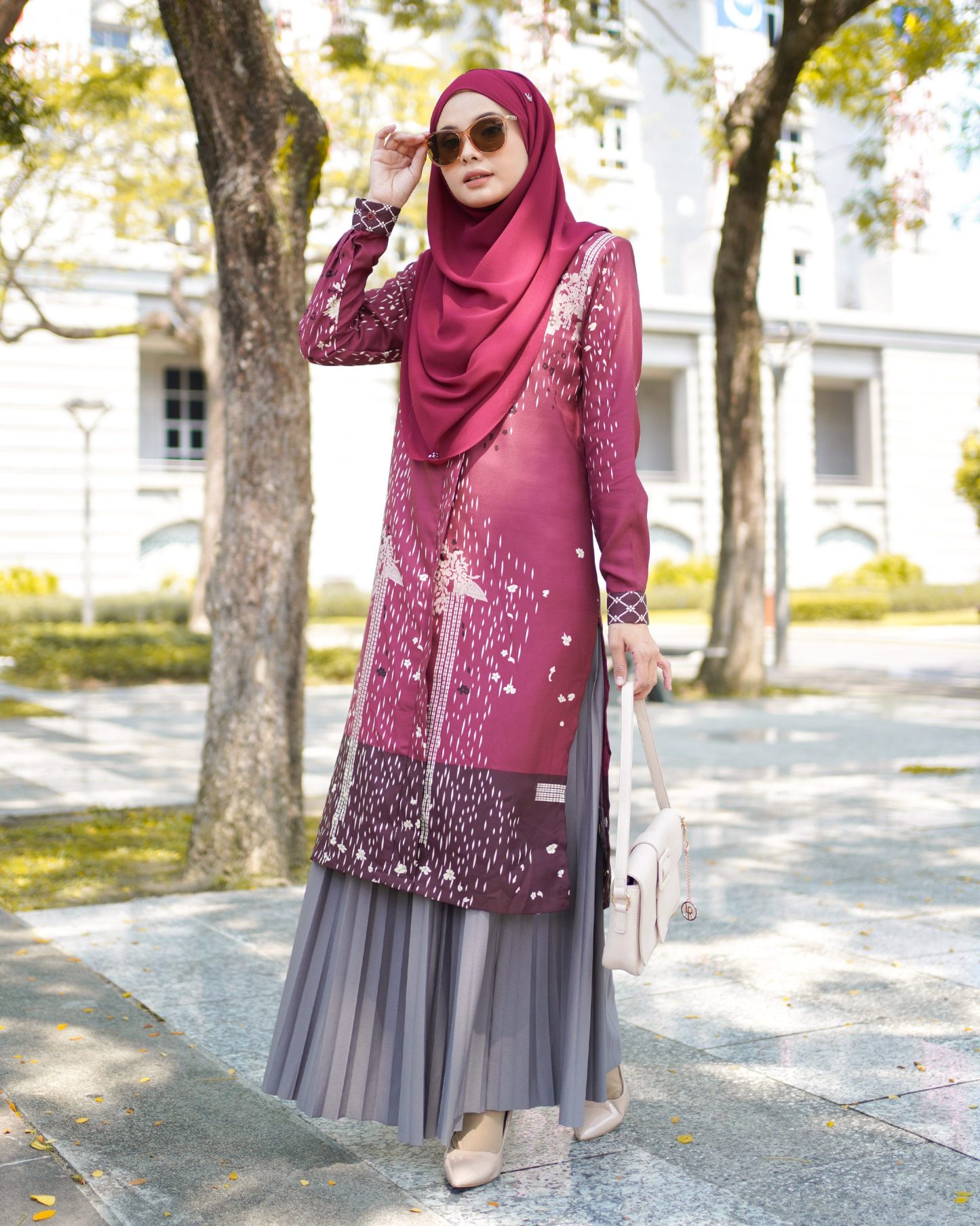 Tunic Sury - Ruby Maroon