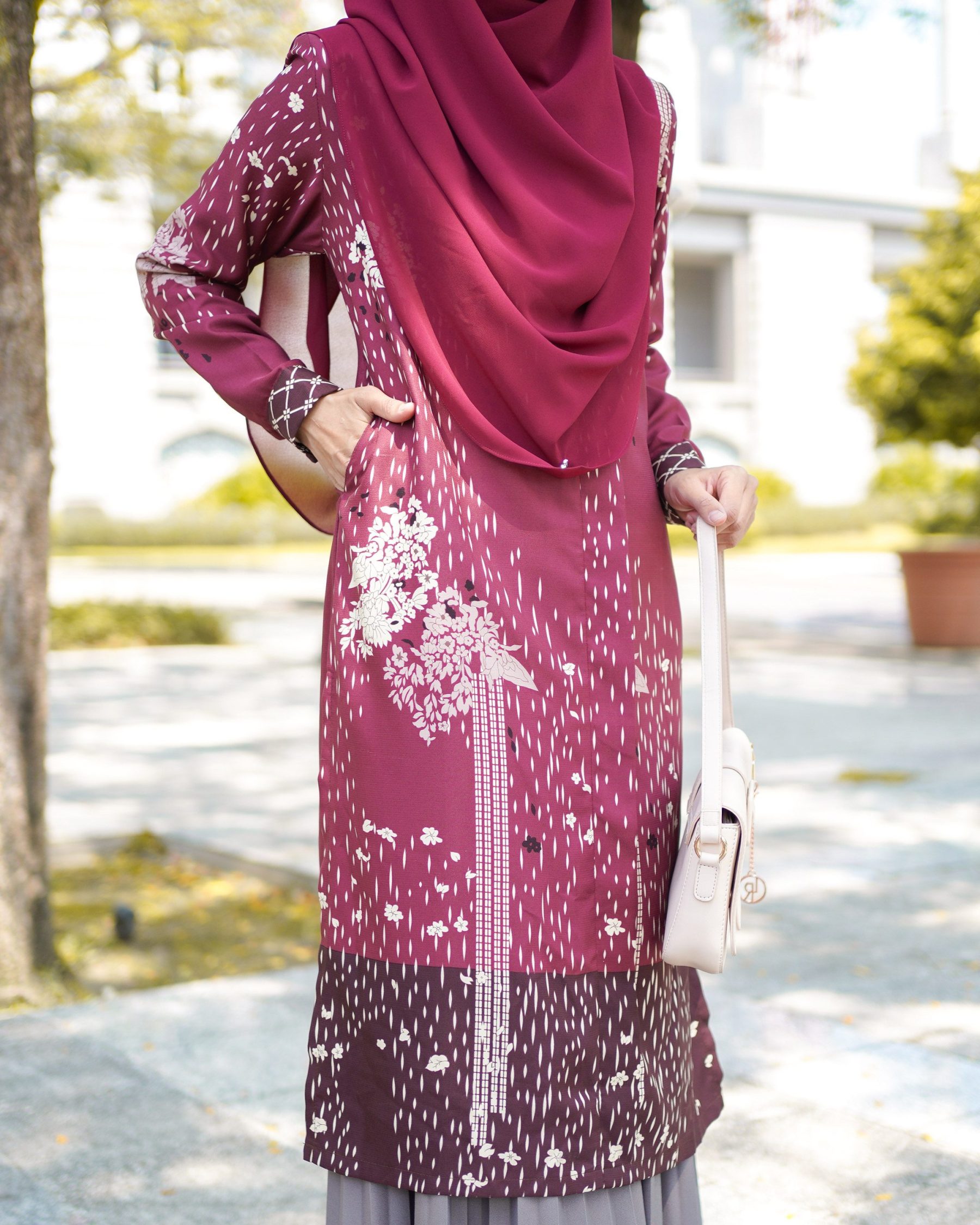 Tunic Sury - Ruby Maroon