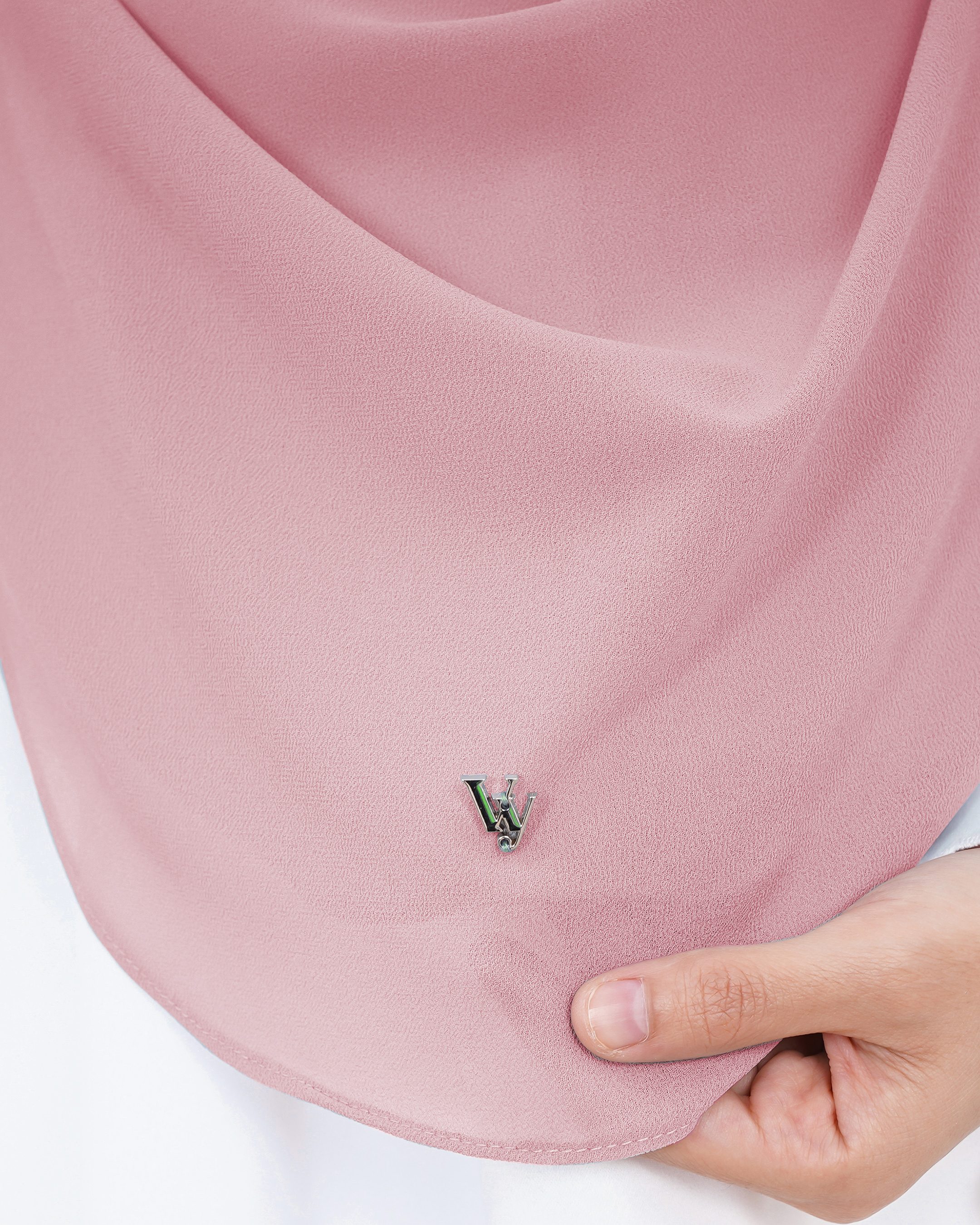 Tudung Instant Sarung Chiffon Velina XL Valily X MCC – Pink Daisy