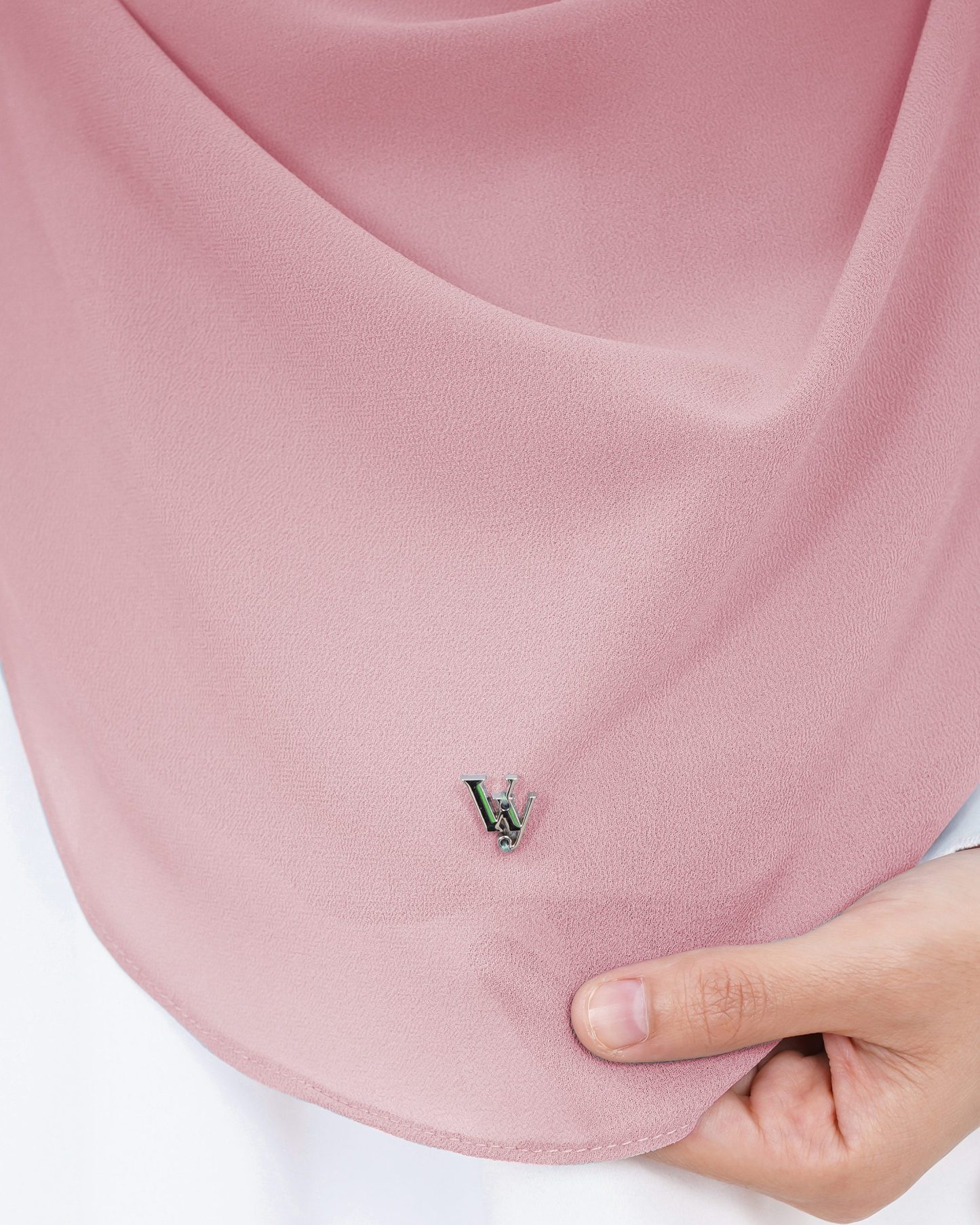 Tudung Instant Sarung Chiffon Velina XL Valily X MCC – Pink Daisy