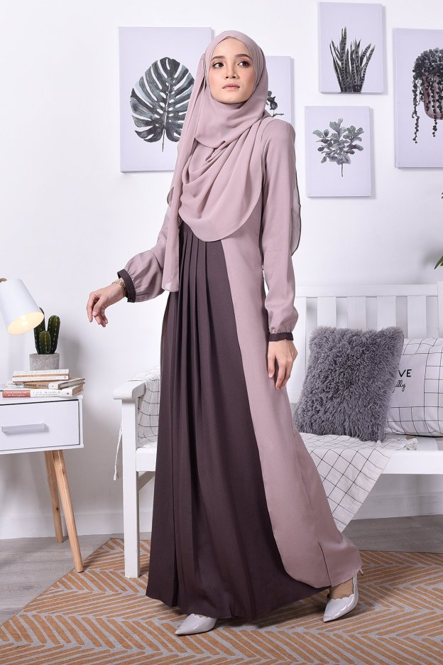 Abaya Cardi Clara - Brown Choco