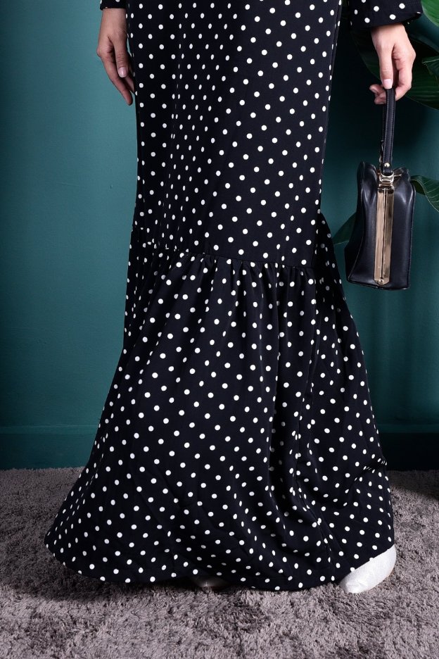 Abaya Cassy - Dark Black