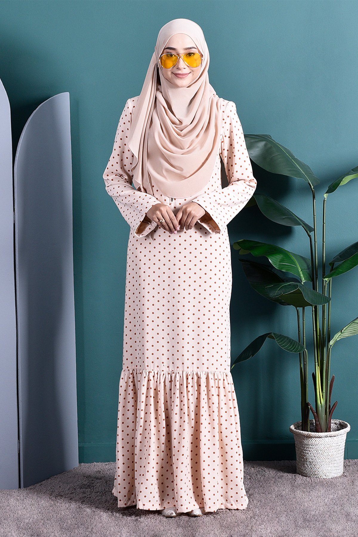 Abaya Cassy - Vanilla Cream