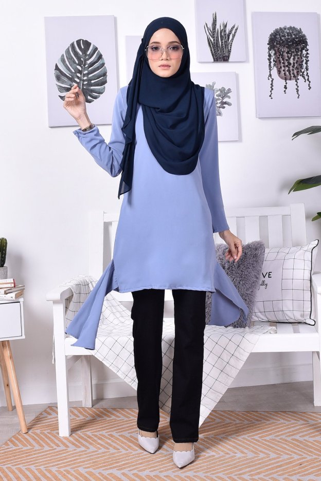 Blouse Freda - Periwinkle Blue