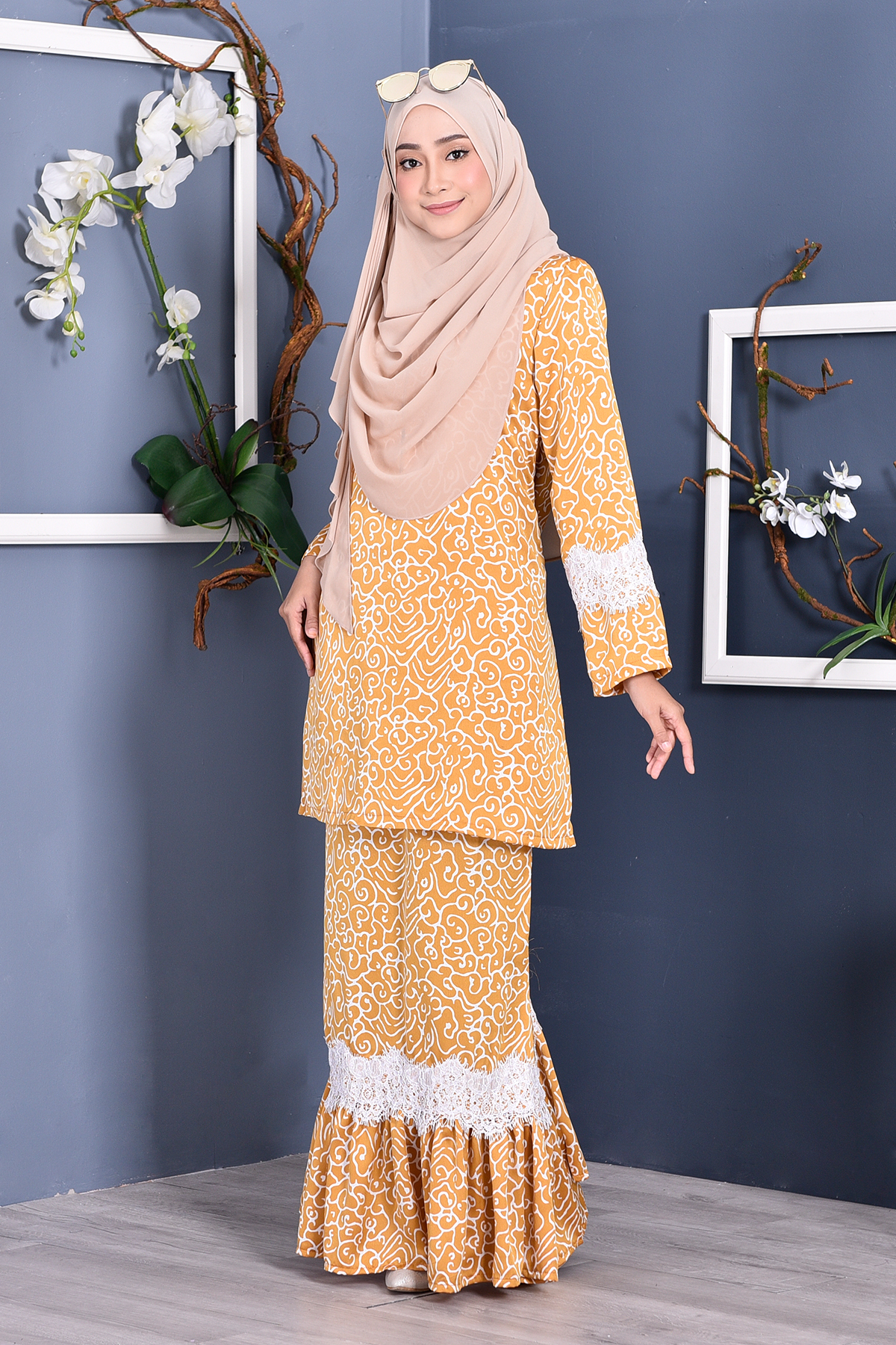 Baju Kurung Regene - Honey Gold