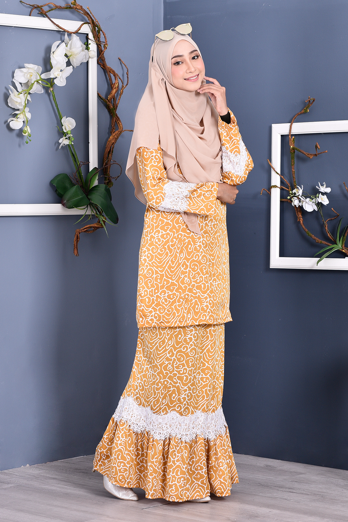 Baju Kurung Regene - Honey Gold