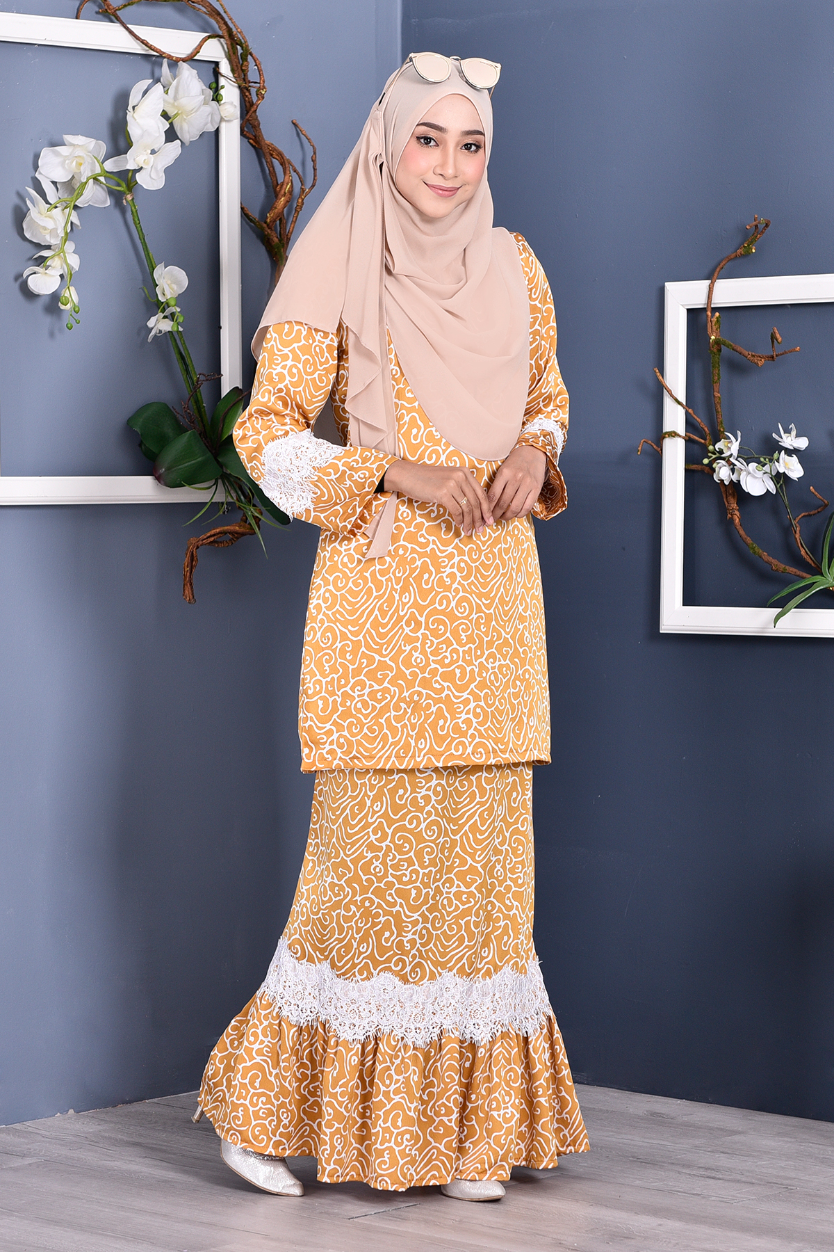 Baju Kurung Regene - Honey Gold