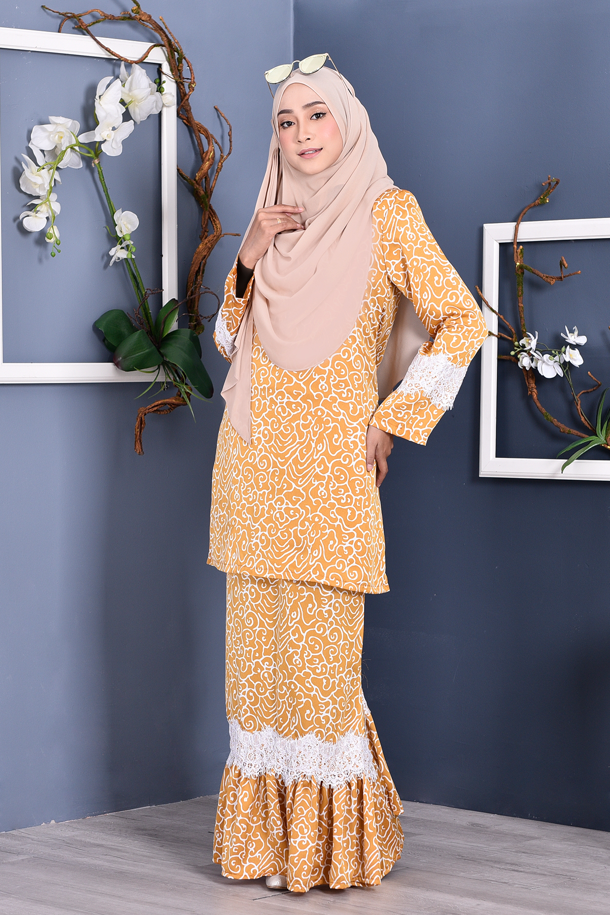 Baju Kurung Regene - Honey Gold