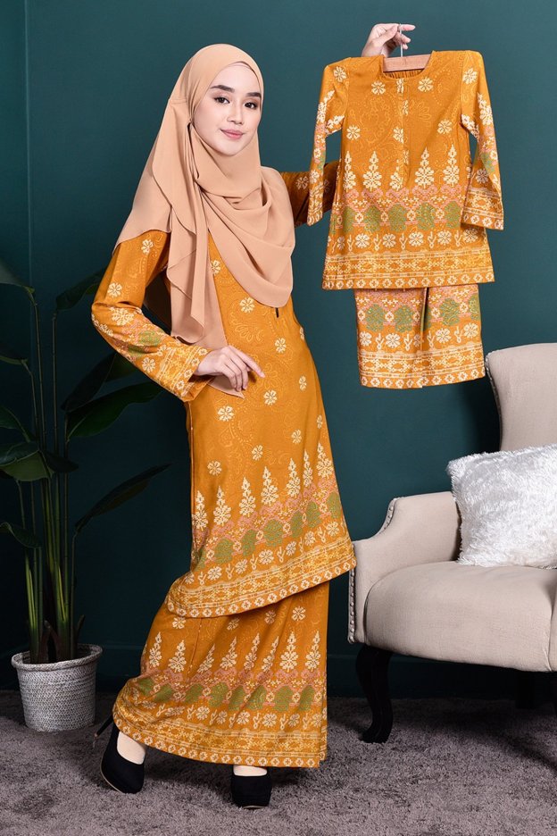 Baju Kurung Songket Amelia Kids - Goldilocks