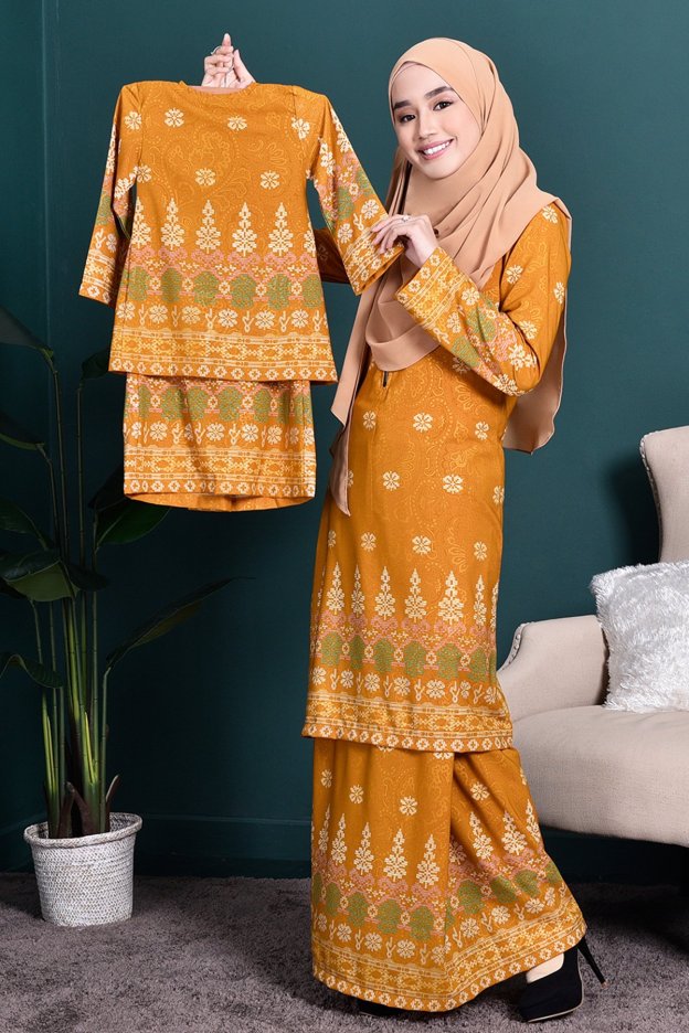 Baju Kurung Songket Amelia Kids - Goldilocks