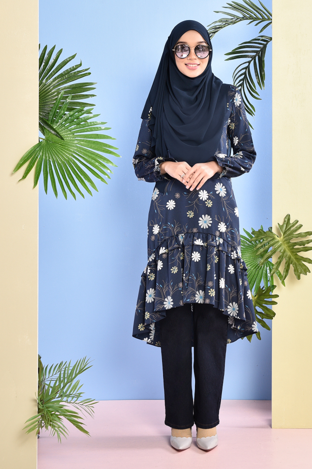 Tunic Rabeya - Deep Blue