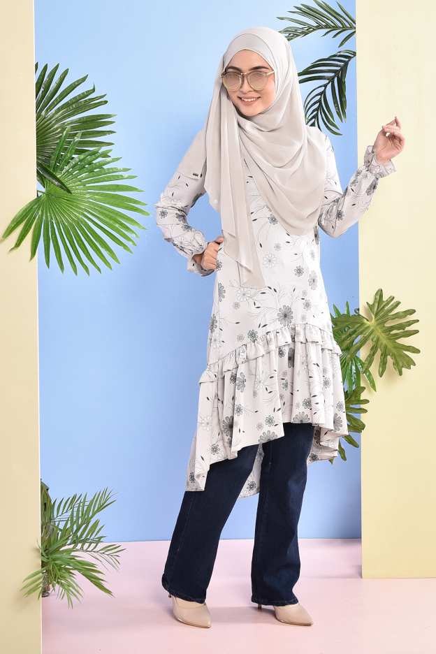 Tunic Rabeya - Ice Grey