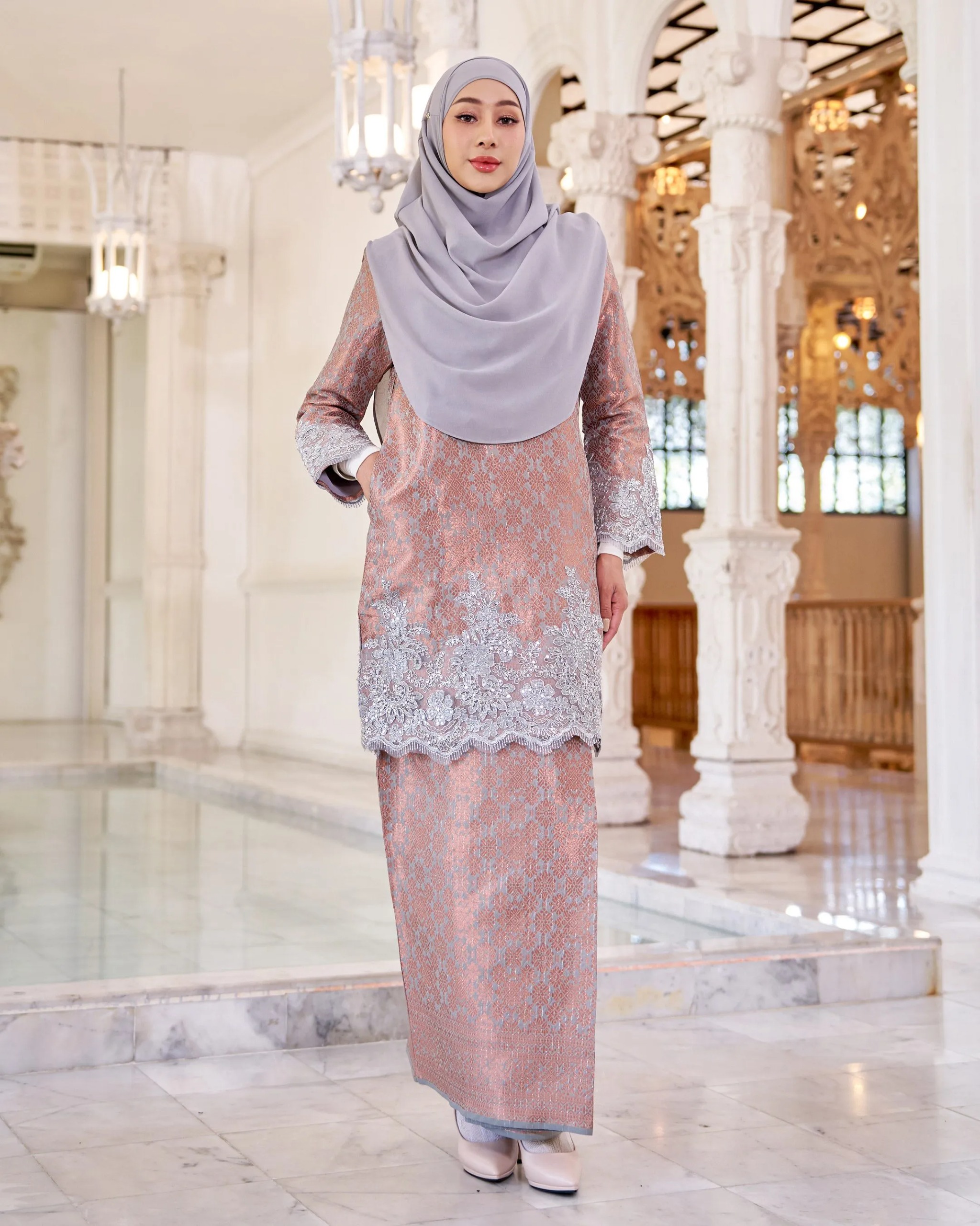 Baju Kurung Moden Lace Songket Ramadhani