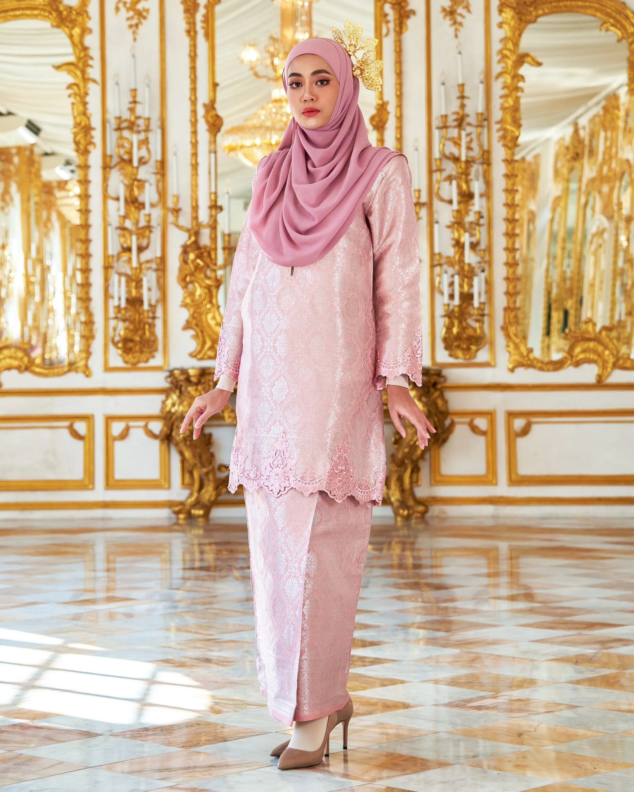 Baju Kurung Moden Lace Songket Ramadhani