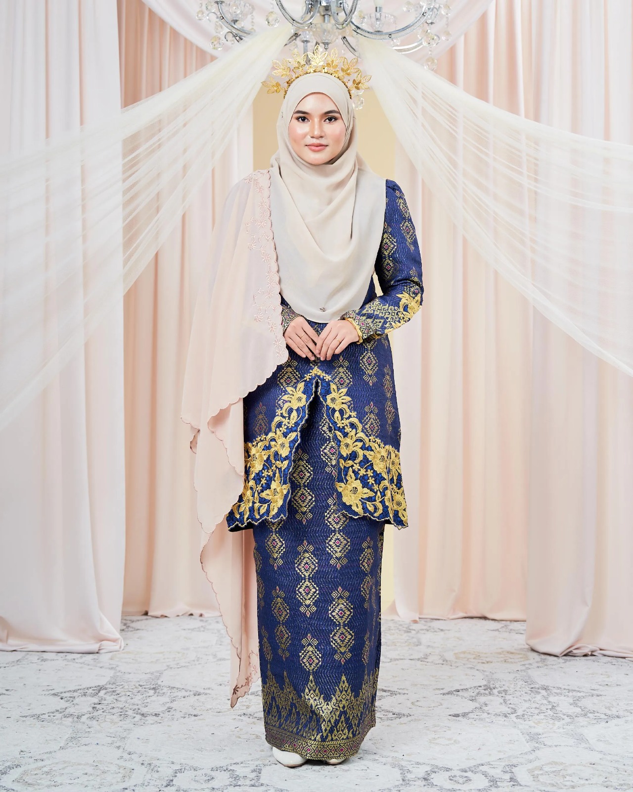 Baju Kebarung Sulam Songket Audrina
