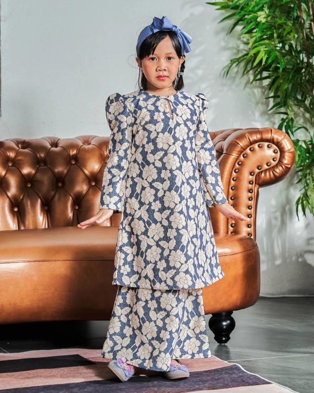 Baju Kurung Riau Lace Adiona Kids