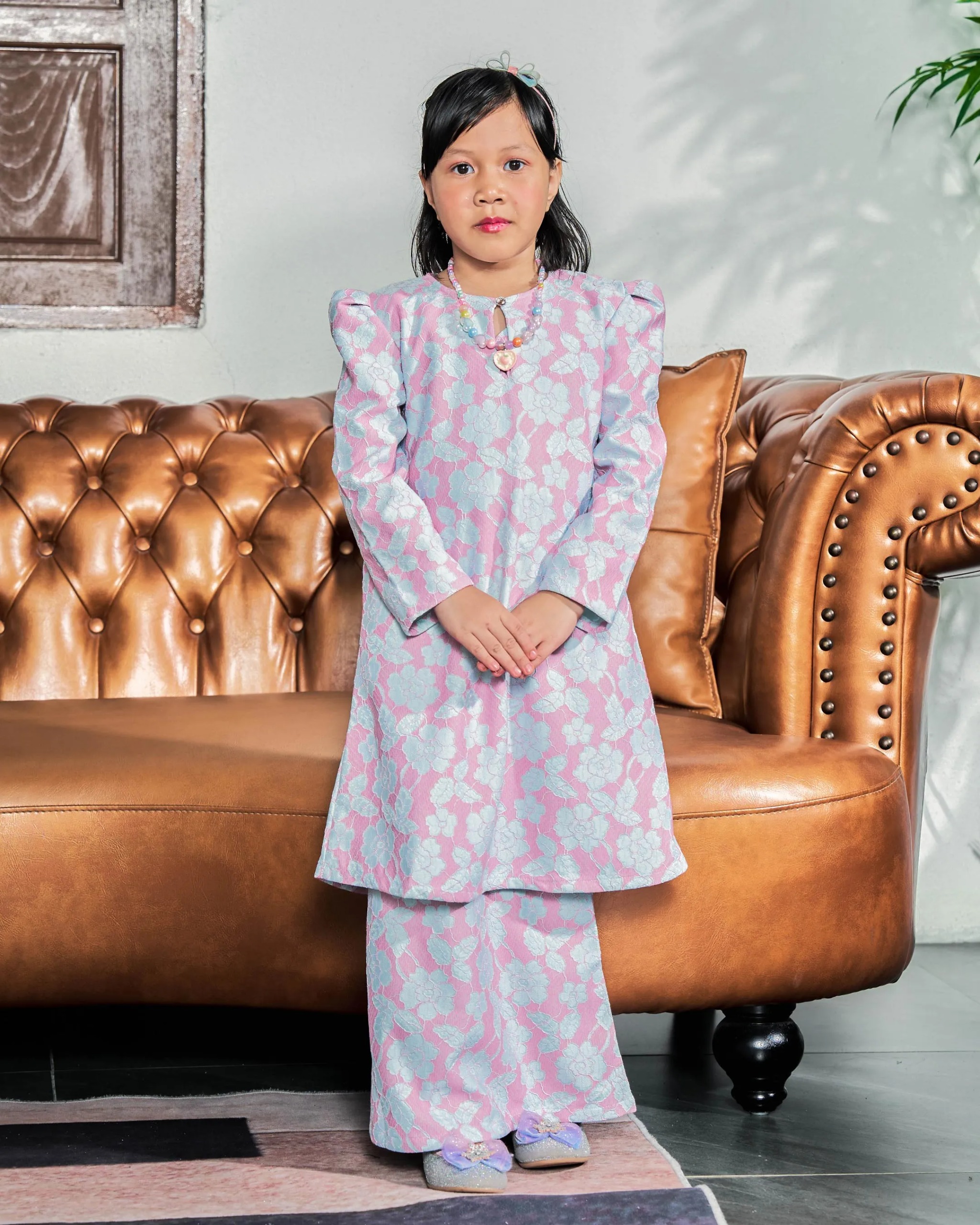 Baju Kurung Riau Lace Adiona Kids