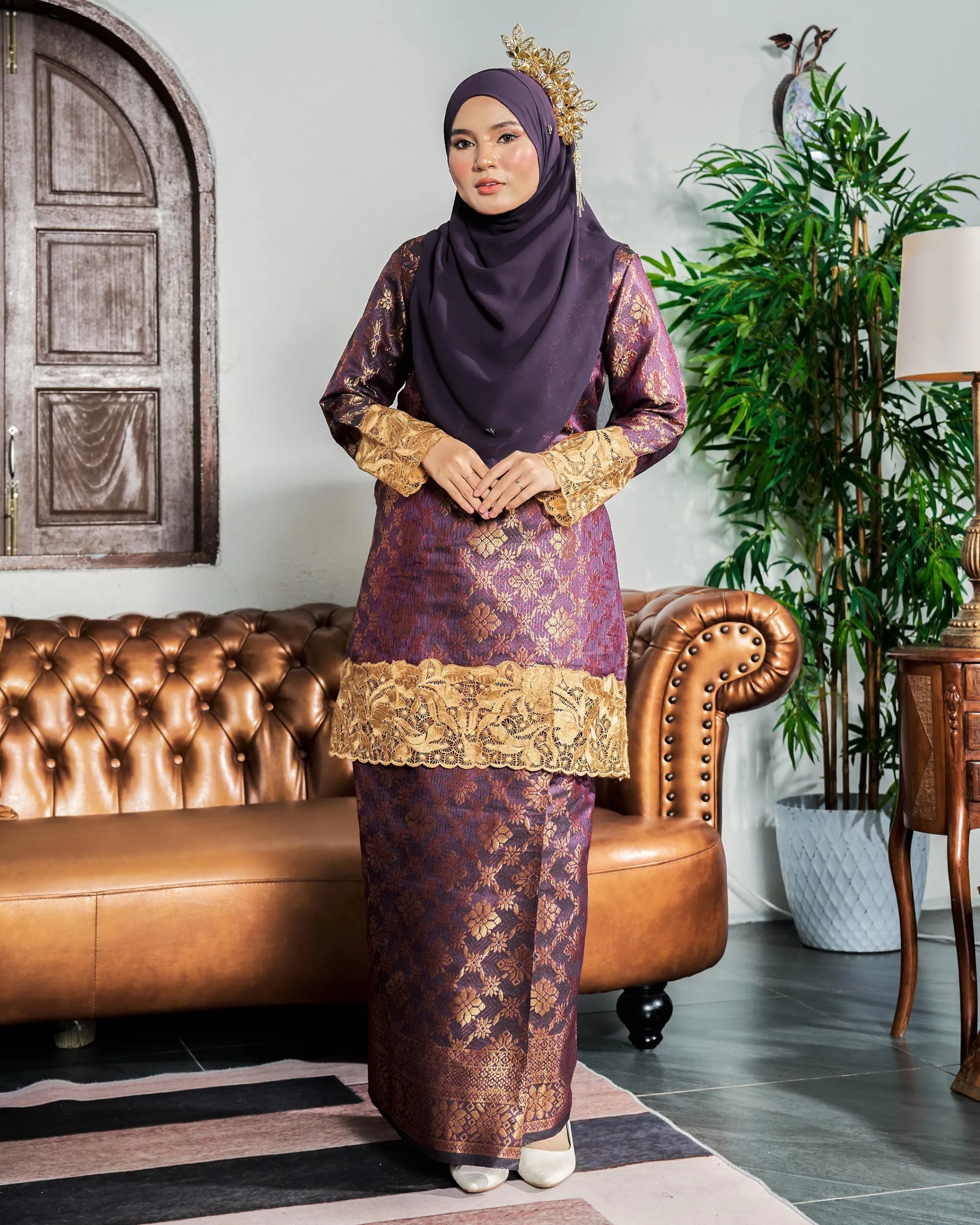Baju Kurung Songket Adriani