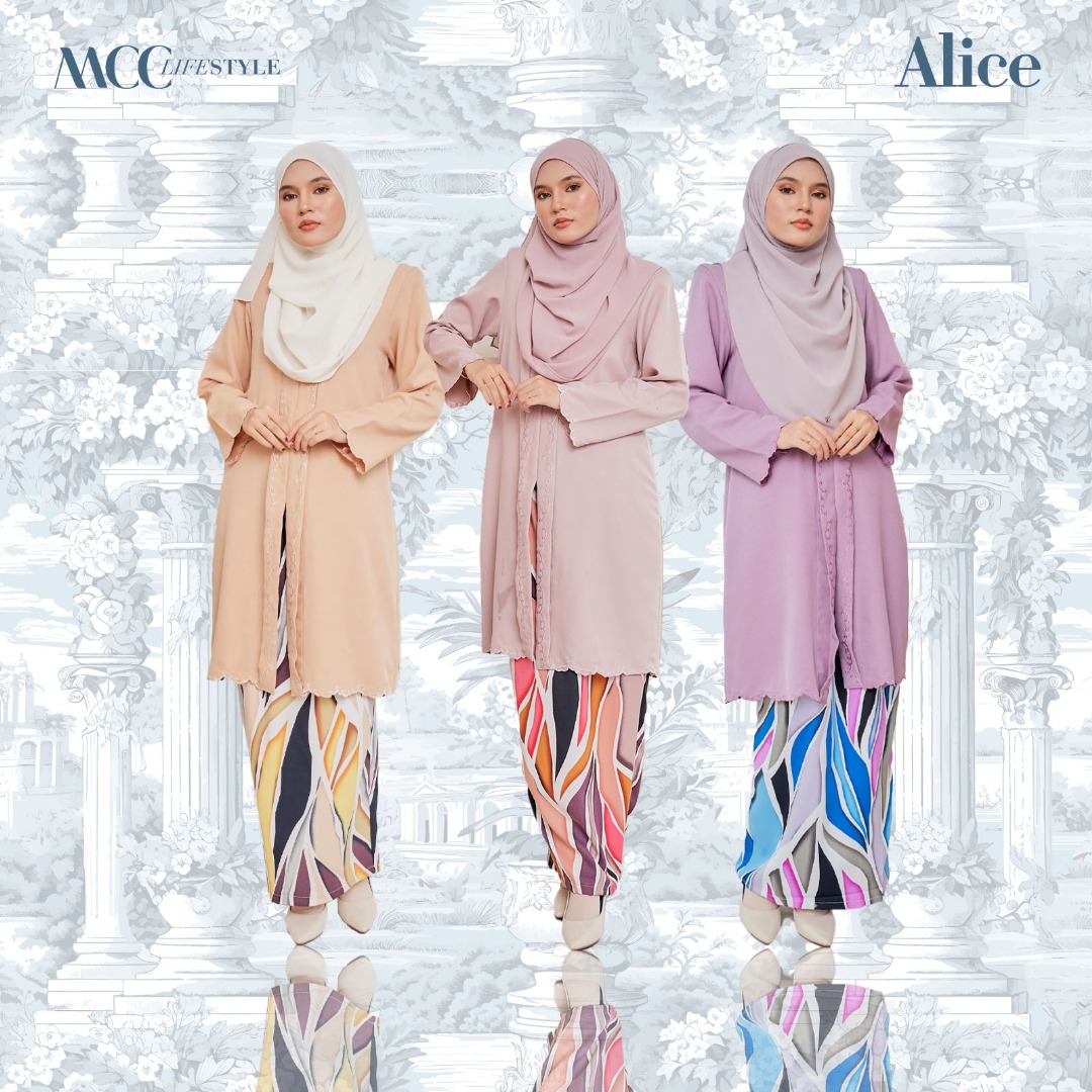 Baju Kebarung Sulam Alice