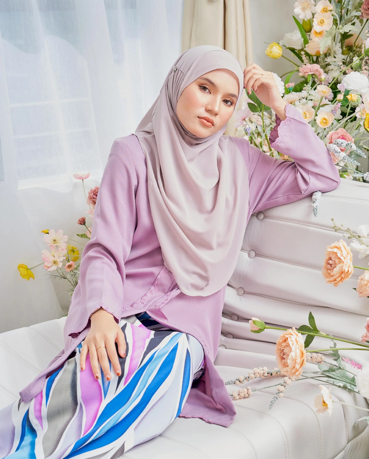 Baju Kebarung Sulam Alice