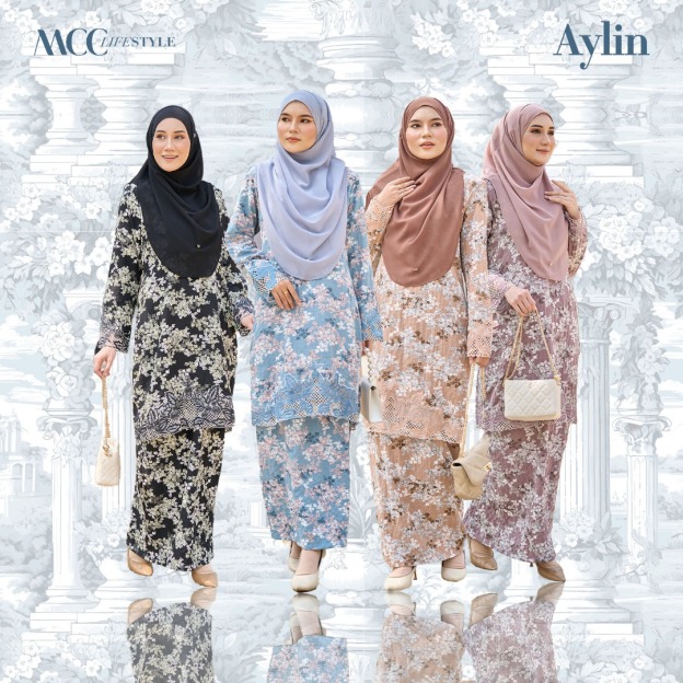 Baju Kurung Sulam Aylin