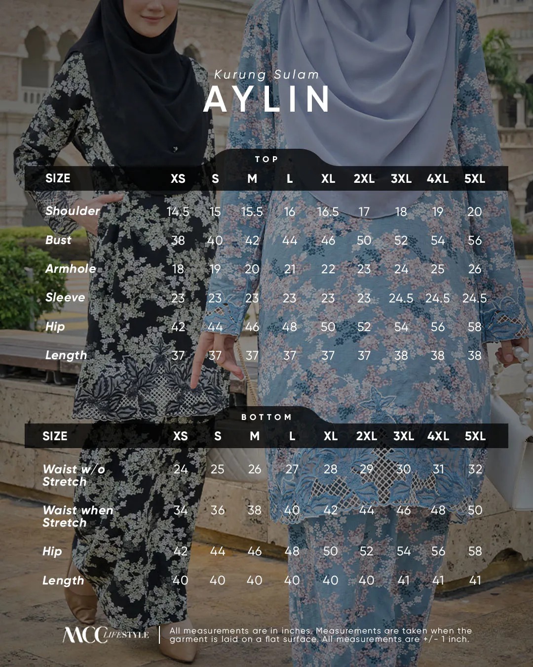 Baju Kurung Sulam Aylin