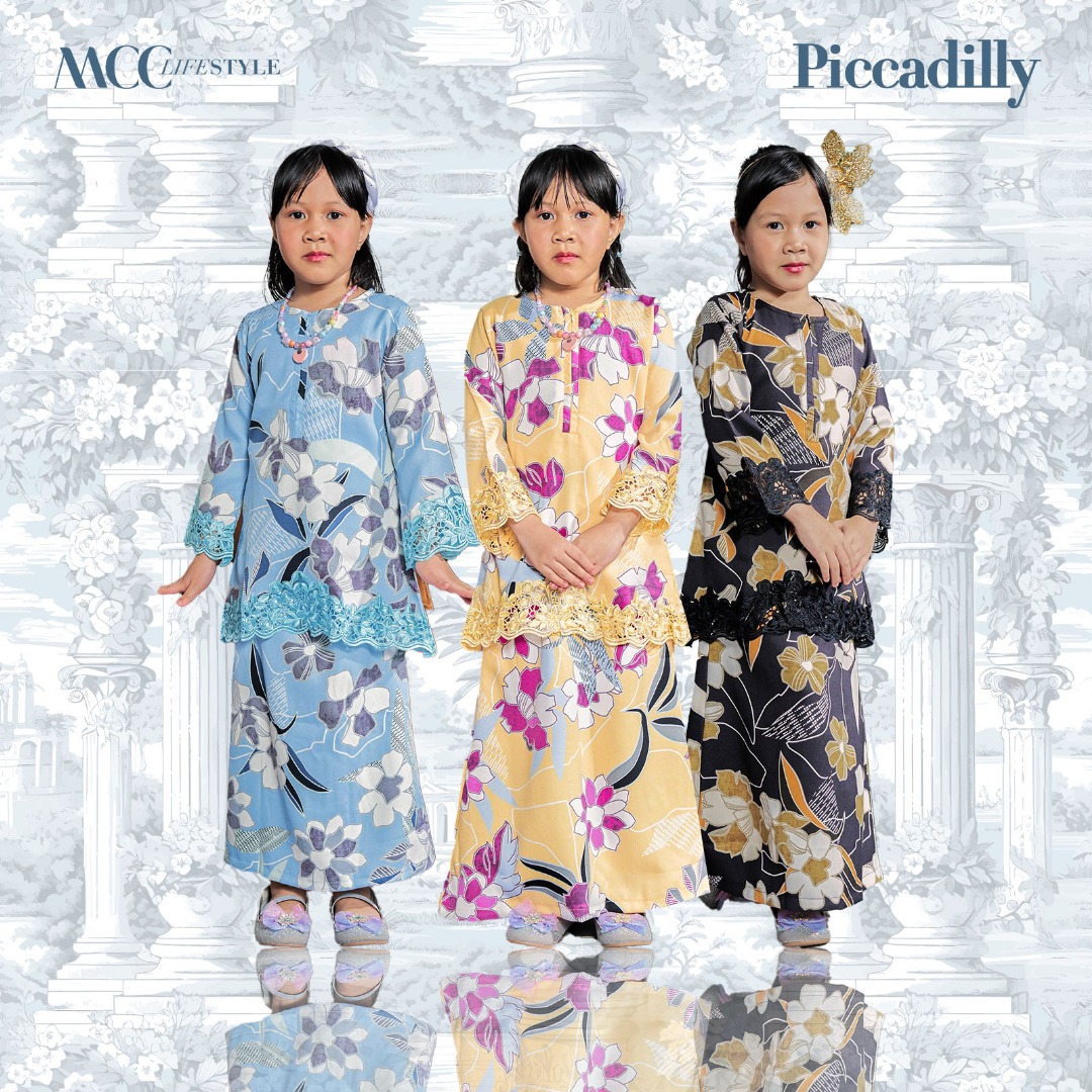Baju Kurung Moden Sulam Piccadilly Kids