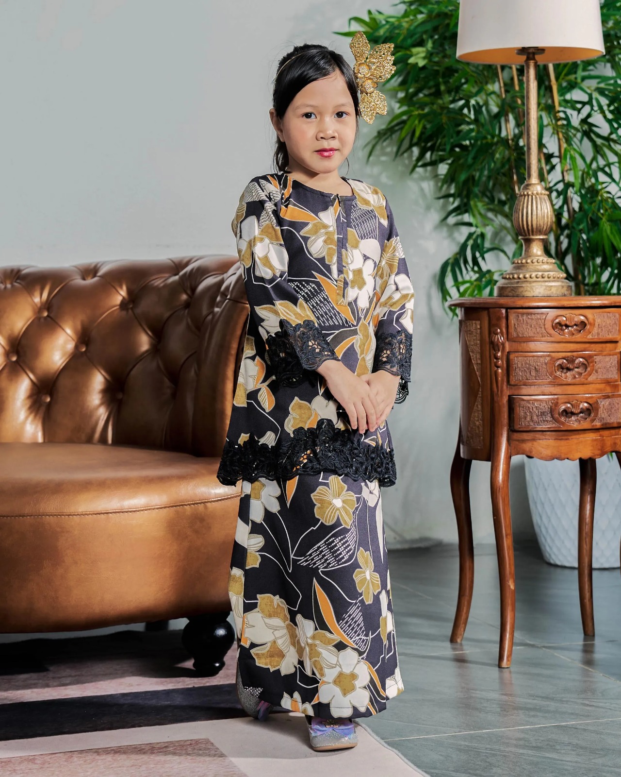 Baju Kurung Moden Sulam Piccadilly Kids