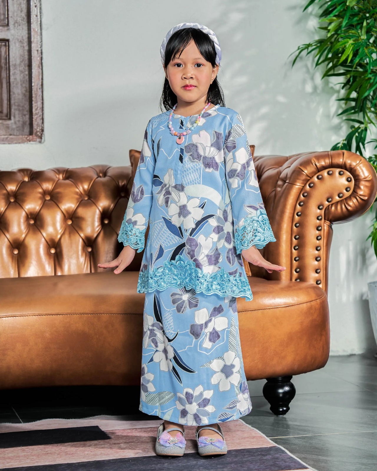 Baju Kurung Moden Sulam Piccadilly Kids