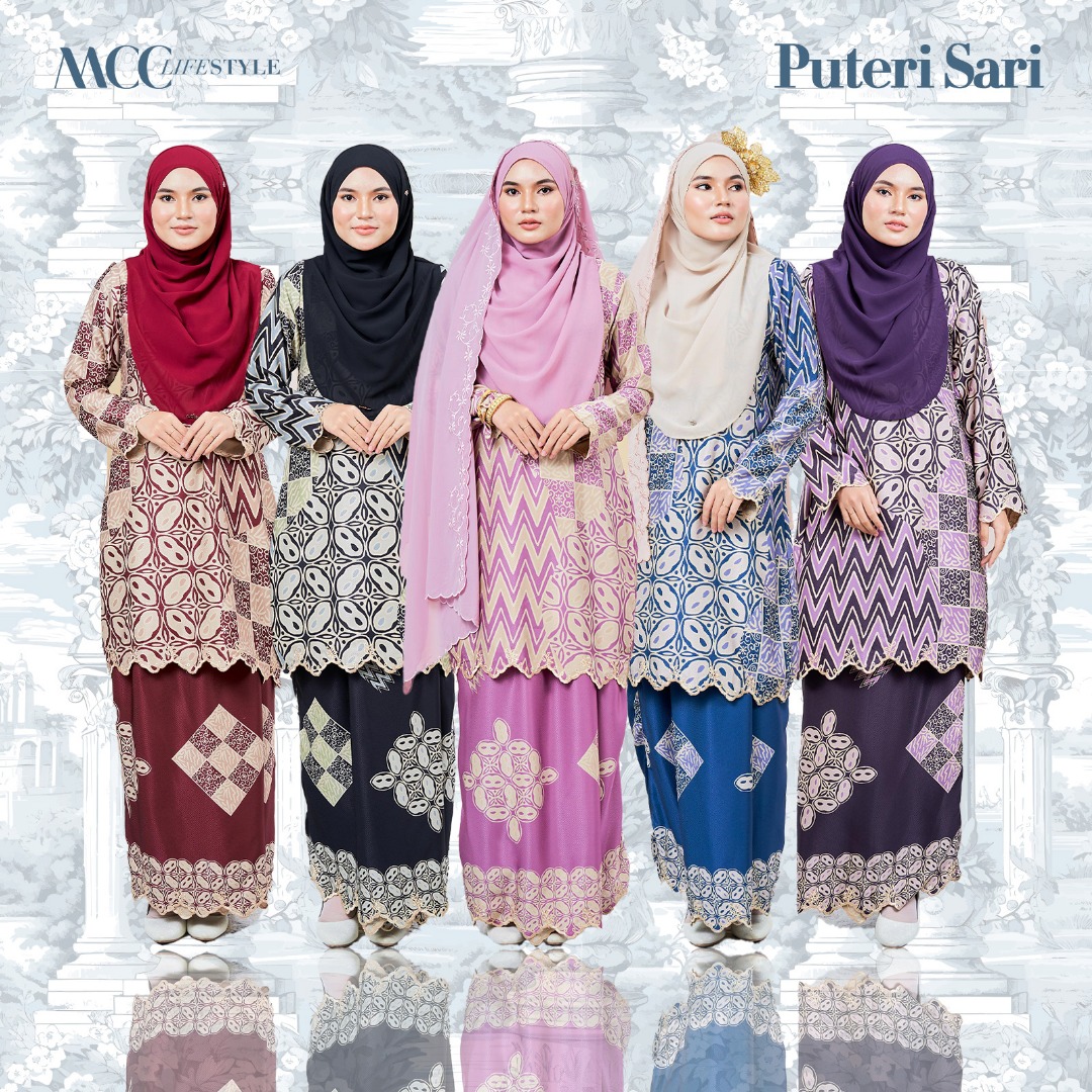 Baju Kurung Moden Batik Puteri Sari Laluna X MCC