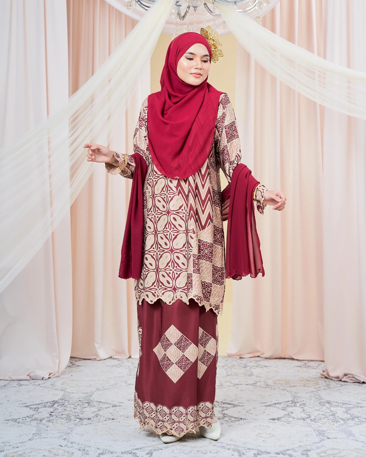 Baju Kurung Moden Batik Puteri Sari Laluna X MCC