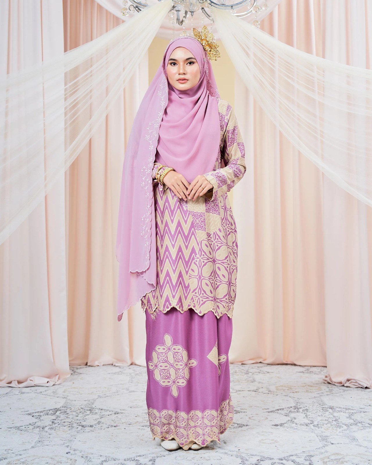 Baju Kurung Moden Batik Puteri Sari Laluna X MCC