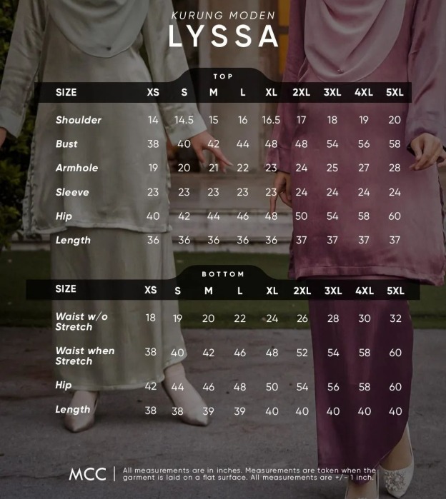 Baju Kurung Moden Lyssa Laluna X MCC